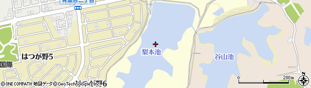 梨本池周辺の地図