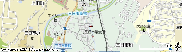大阪府河内長野市三日市町336周辺の地図