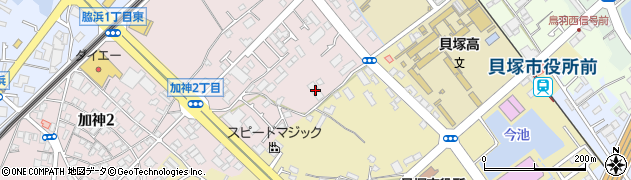 ケアセンター フィット・貝塚周辺の地図