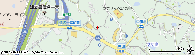 兵庫県淡路市中田4111周辺の地図