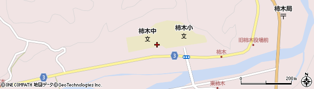 吉賀町立柿木中学校周辺の地図