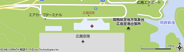広島空港国際線案内所周辺の地図