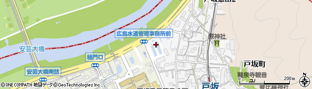 広島県広島市東区戸坂惣田1丁目周辺の地図