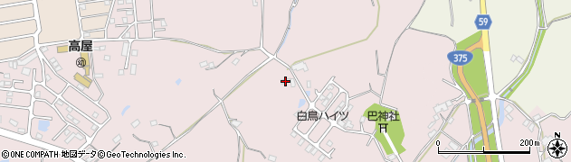 広島県東広島市高屋町郷527周辺の地図