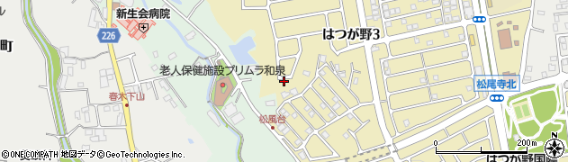 大阪府和泉市はつが野3丁目34周辺の地図