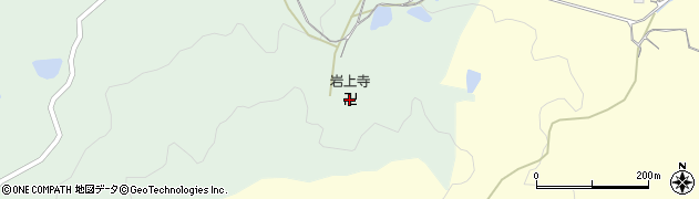岩上寺周辺の地図