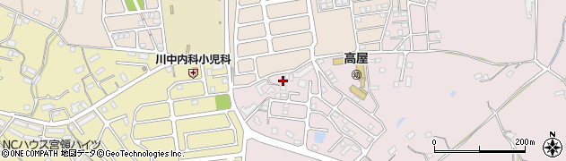 広島県東広島市高屋町郷419周辺の地図