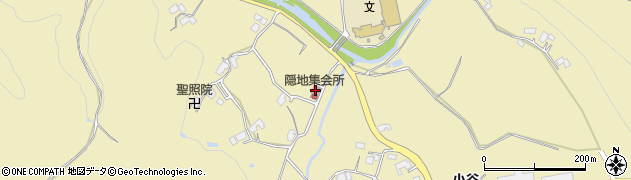 小谷郵便局周辺の地図