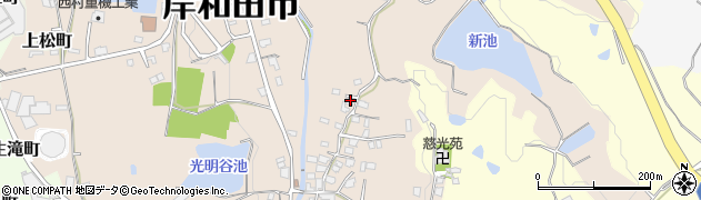 大阪府岸和田市尾生町2704周辺の地図