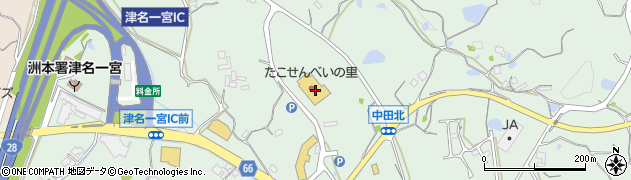 兵庫県淡路市中田4155周辺の地図