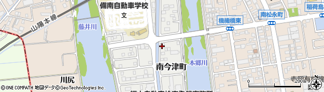 広島県福山市南今津町周辺の地図