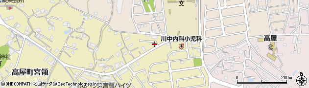 宮領簡易郵便局周辺の地図