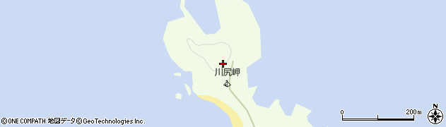長門川尻岬灯台周辺の地図