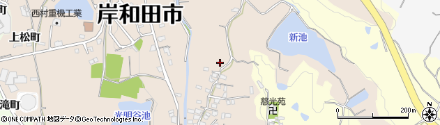 大阪府岸和田市尾生町2724周辺の地図