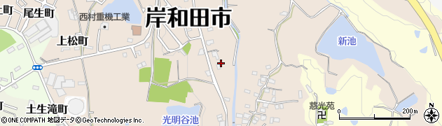 大阪府岸和田市尾生町3146周辺の地図