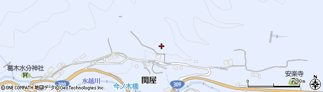 奈良県御所市関屋周辺の地図