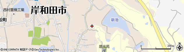 大阪府岸和田市尾生町2698周辺の地図