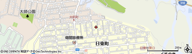大阪府河内長野市日東町周辺の地図