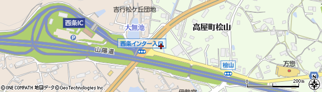 株式会社西日本宇佐美　３７５号西条インター店周辺の地図