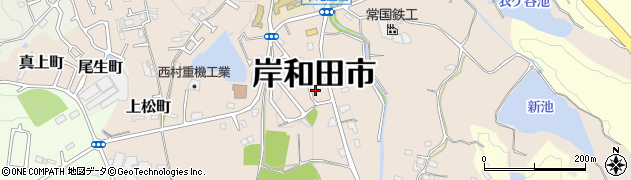 大阪府岸和田市尾生町514周辺の地図
