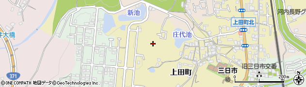 大阪府河内長野市上田町周辺の地図