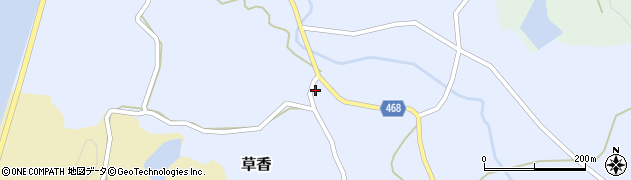 淡路市　草香会館周辺の地図
