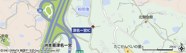 兵庫県淡路市中田3885周辺の地図
