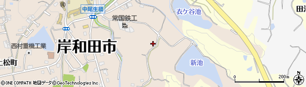 大阪府岸和田市尾生町2736周辺の地図