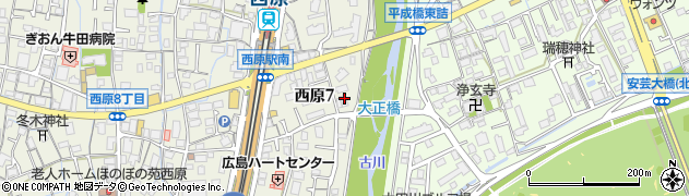 しのはらプレスサービス株式会社　広島営業所周辺の地図