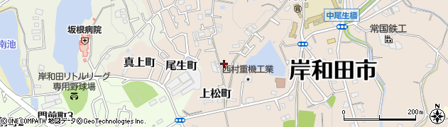 大阪府岸和田市尾生町1151周辺の地図
