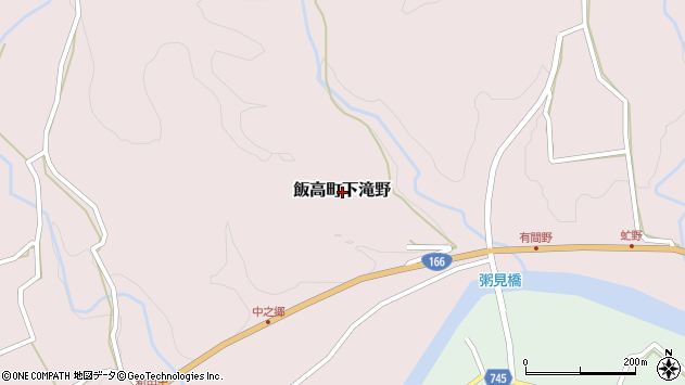 〒515-1501 三重県松阪市飯高町下滝野の地図