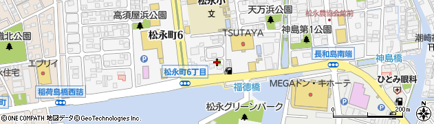 徳島公園周辺の地図