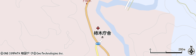 吉賀町役場　柿木庁舎柿木地域振興室周辺の地図