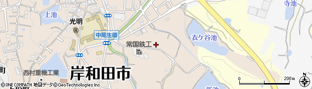 大阪府岸和田市尾生町2776周辺の地図