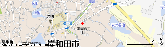 大阪府岸和田市尾生町2763周辺の地図