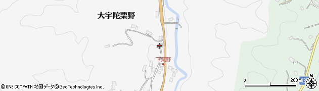 栗野簡易郵便局周辺の地図