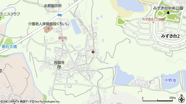 〒594-1113 大阪府和泉市黒石町の地図