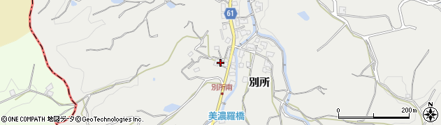 大阪府堺市南区別所1185周辺の地図