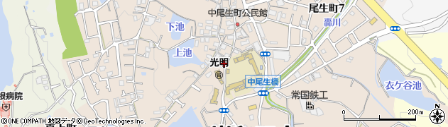 大阪府岸和田市尾生町559周辺の地図