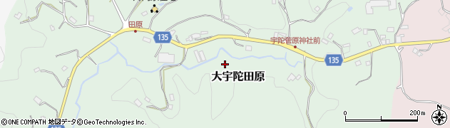 奈良県宇陀市大宇陀田原周辺の地図