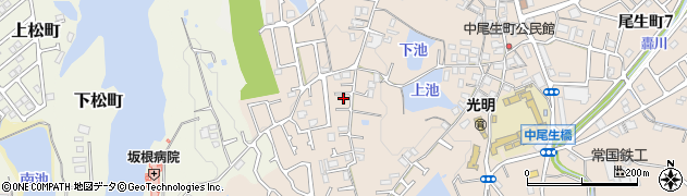 大阪府岸和田市尾生町1089周辺の地図