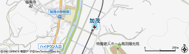 加茂駅周辺の地図
