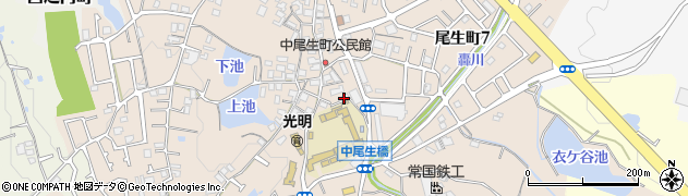 大阪府岸和田市尾生町575周辺の地図