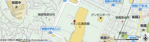 広島県広島市安佐南区祇園周辺の地図