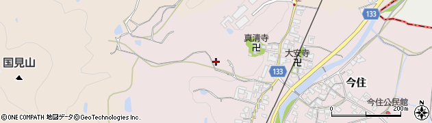 奈良県御所市今住周辺の地図
