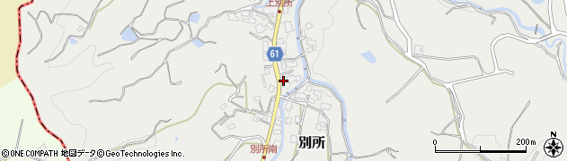 大阪府堺市南区別所1090周辺の地図