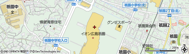 ネイルキューブ イオン広島祇園店周辺の地図