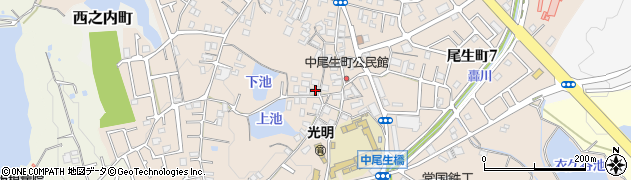 大阪府岸和田市尾生町612周辺の地図