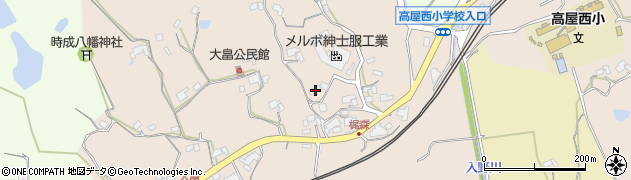 広島県東広島市高屋町大畠417周辺の地図