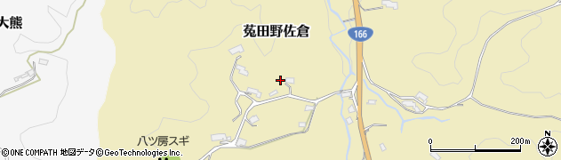 奈良県宇陀市菟田野佐倉周辺の地図